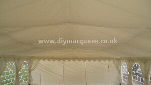 shaped flat marquee roof lining