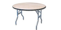wooden round tables